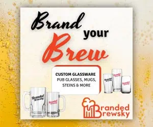 Brand your brew with custom glassware.