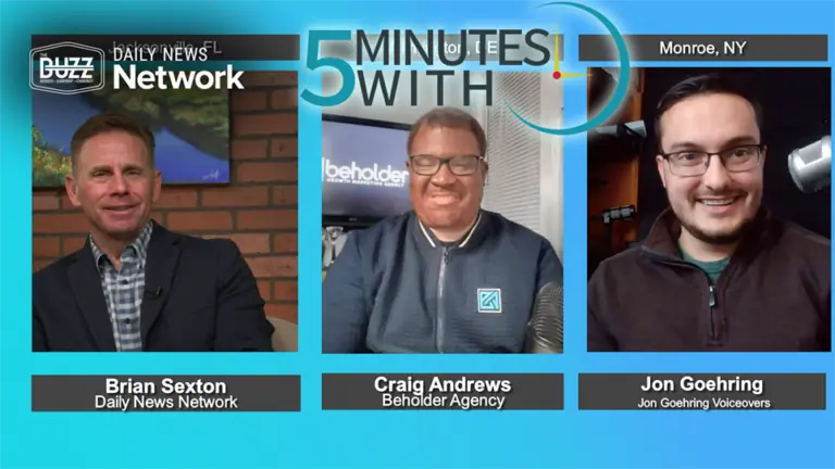 5 Minutes With Craig Andrews of Beholder Agency and Jon Goehring of Jon Goehring Voiceovers