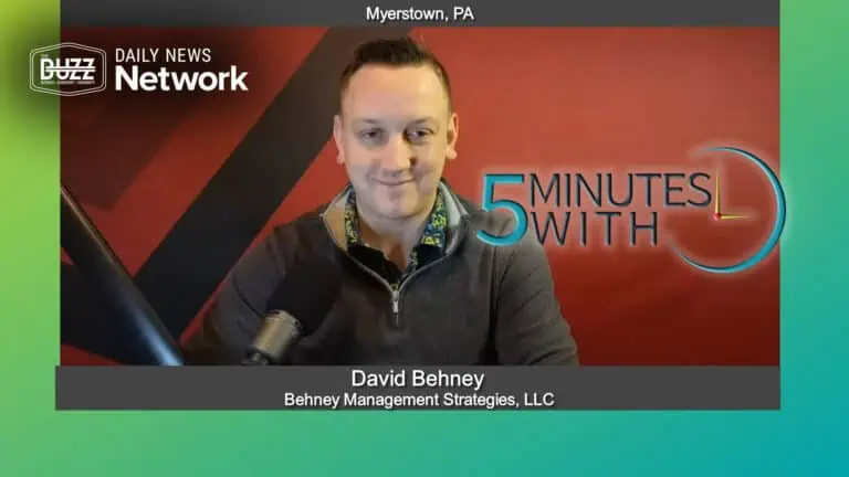 5 Minutes With David Behney of Behney Management Strategies, LLC