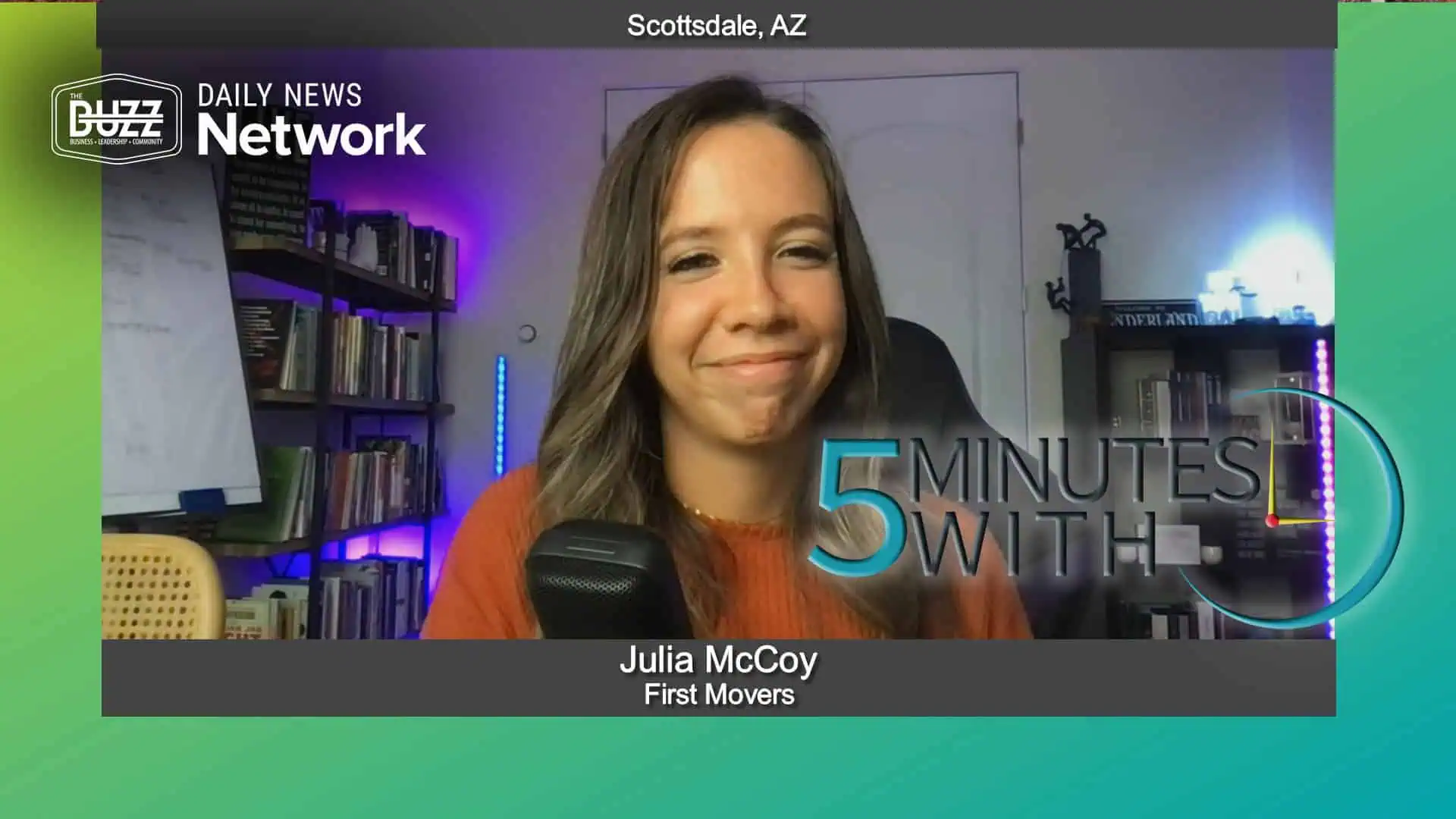 5 Minutes With Julia McCoy of First Movers