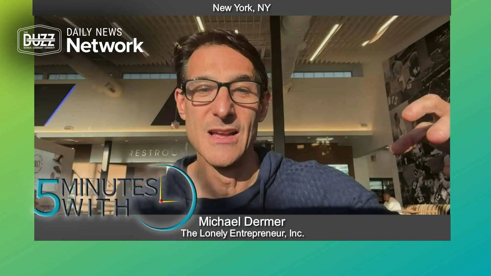 5 Minutes With Michael Dermer of The Lonely Entrepreneur