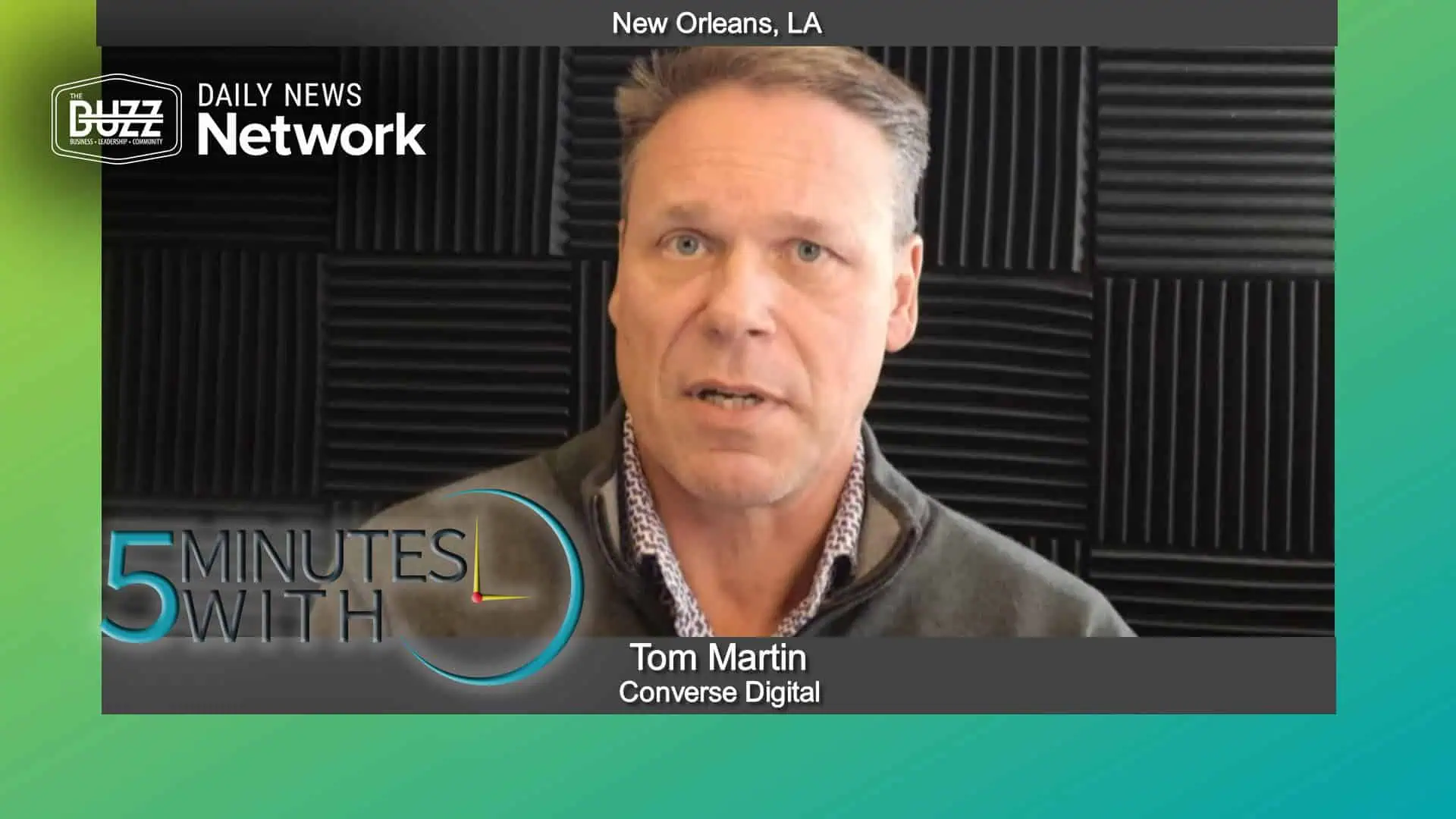 “5 Minutes With” with Tom Martin of Converse Digital