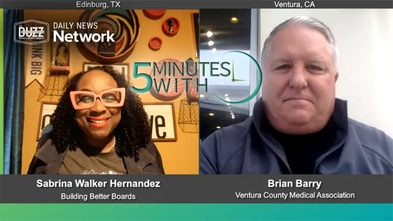 5 Minutes With Sabrina Walker Hernandez of Building Better Boards and Brian Barry of Ventura County Medical Association