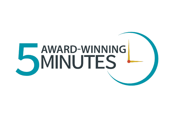 5 Award Winning Minutes Logo