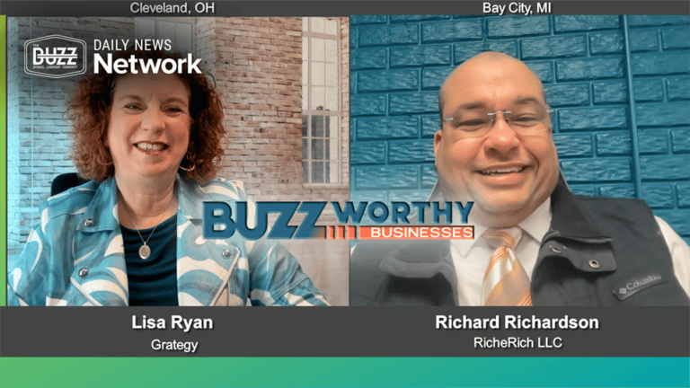 Buzzworthy Businesses with Lisa Ryan of Grategy and Richard Richardson of RicheRich LLC.