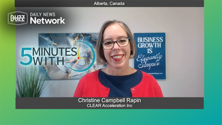 5 Minutes With Christine Campbell Rapin of CLEAR Acceleration Inc