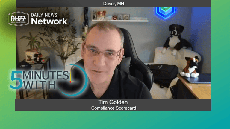 5 Minutes With Tim Golden of Compliance Scorecard